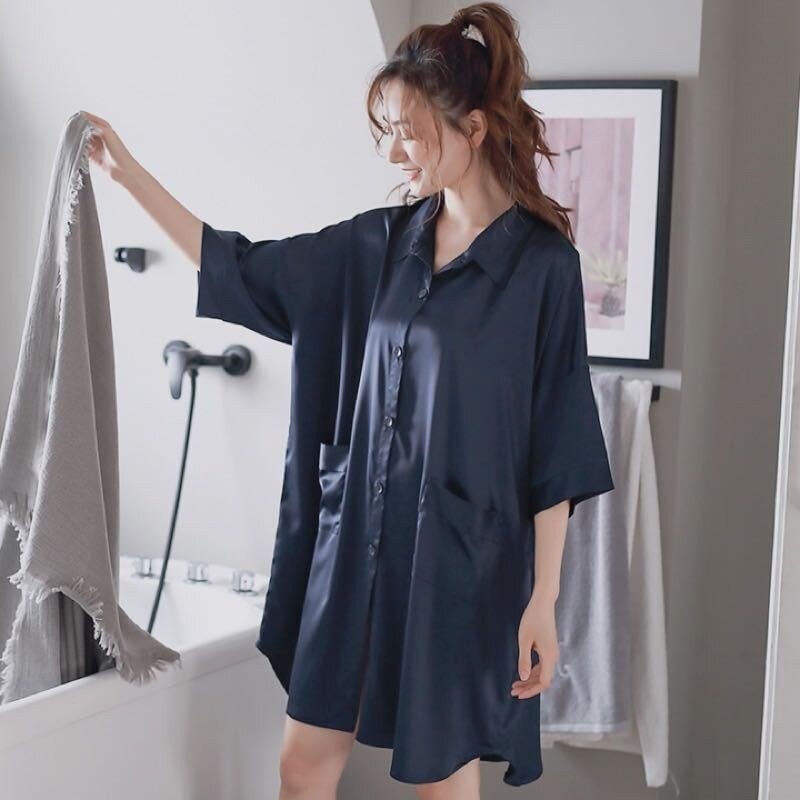 Đồ Ngủ Mặc Nhà  Áo Khoác Cao Cấp AMANTA ABD0076