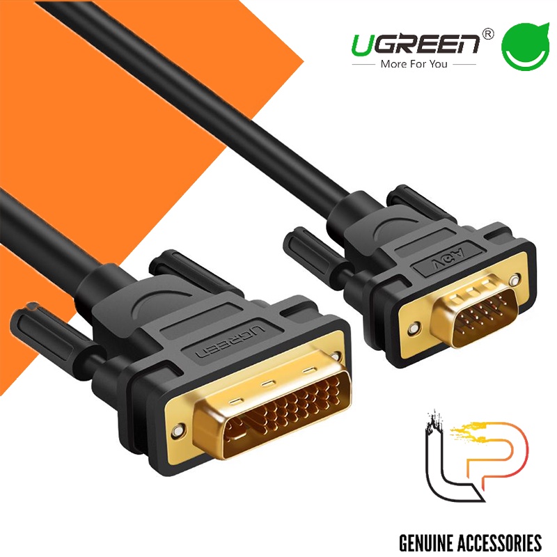 Cáp chuyển DVI 24+5 sang VGA Ugreen Dài 1M - 1.5M - 2M - 3M