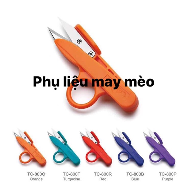 Kéo bấm quai màu