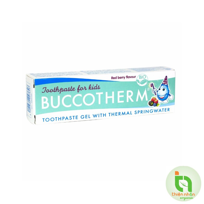Kem đánh răng hữu cơ trẻ em vị Red Berries Buccotherm 50ml trên 3T