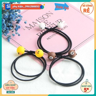 Dây buộc tóc brown, cony , vịt sally