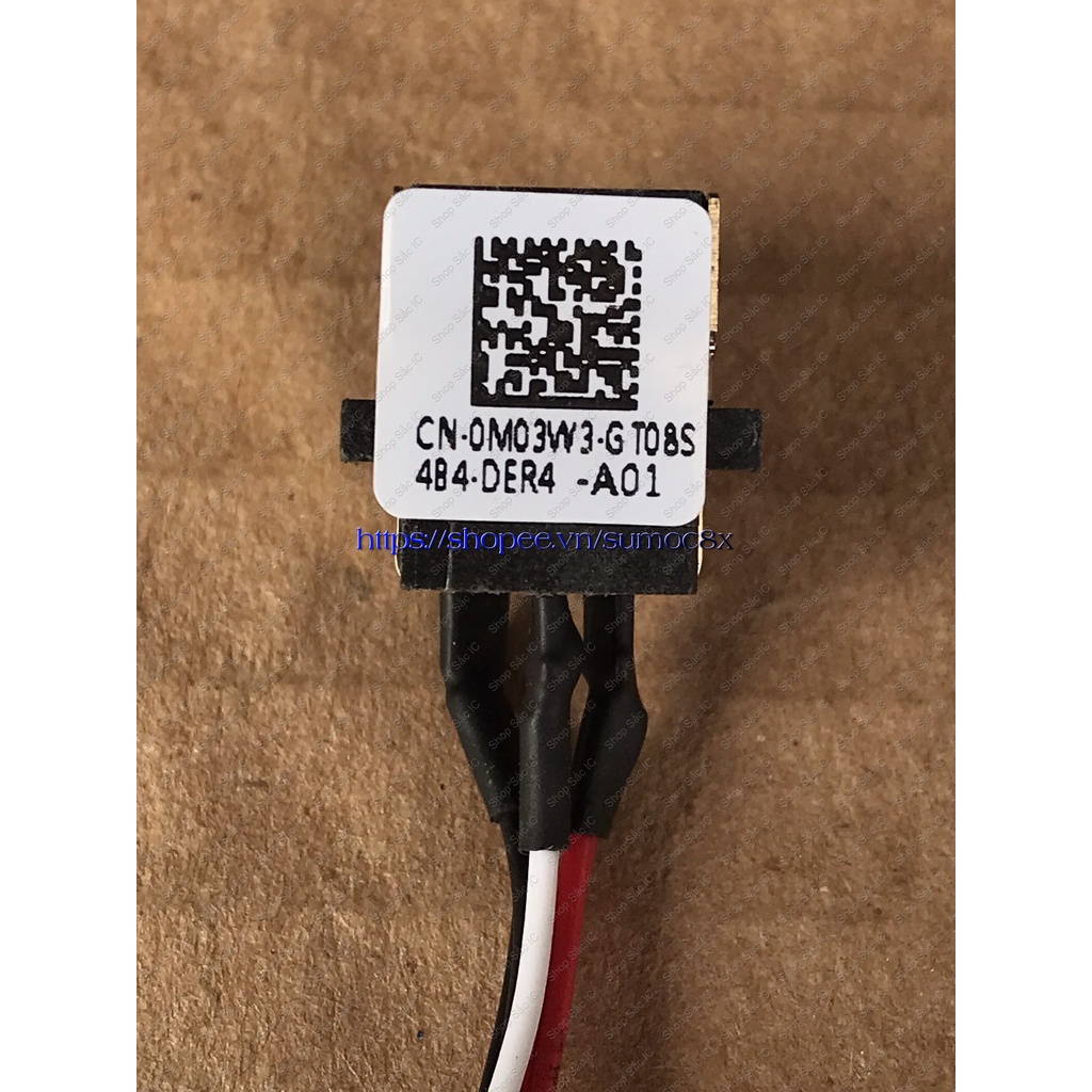 Đầu nguồn có dây DC IN Dell Inspiron M521R 5525 Vostro 3560 P25F dùng cho thợ sửa chữa
