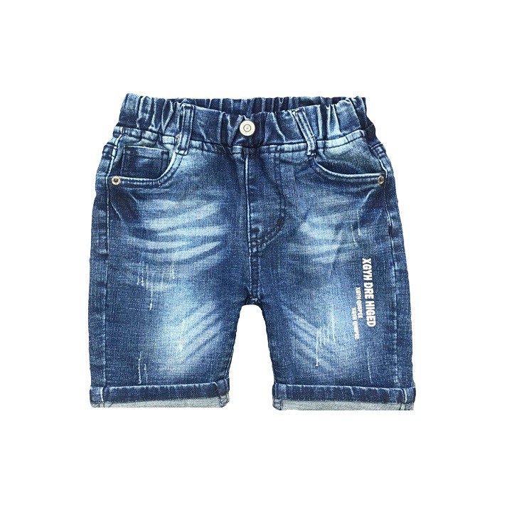 Quần jeans lửng lưng thun co giãn cho bé trai QBT02