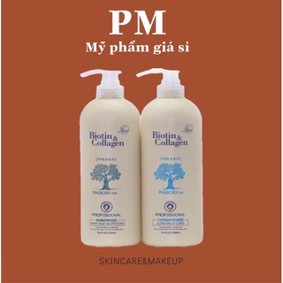 Cặp dầu gội xả BIOTIN COLLAGEN 1000ML giảm rụng tóc