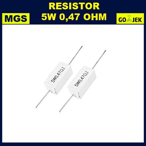 BỘ 10 CON ĐIỆN TRỞ 5W CÁC LOẠI LỰA CHỌN - ĐIỆN TRỞ CÔNG SUẤT - ĐIỆN TRỞ SỨ