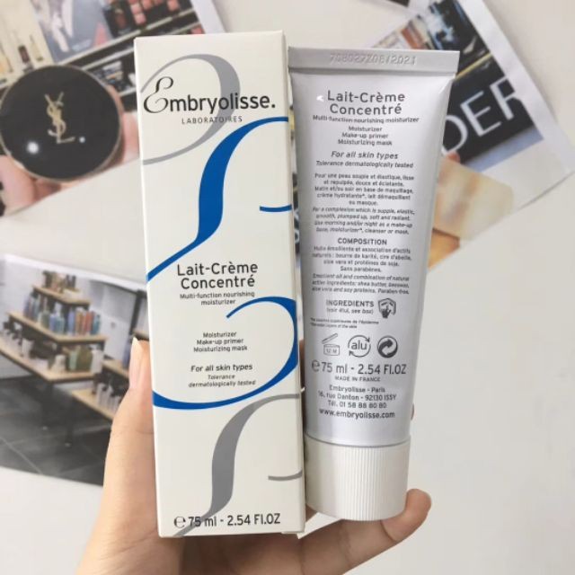 Kem Lót Dưỡng Ẩm Phục Hồi Da Embryolisse Lait Creme Concentre 30ml và 75ml
