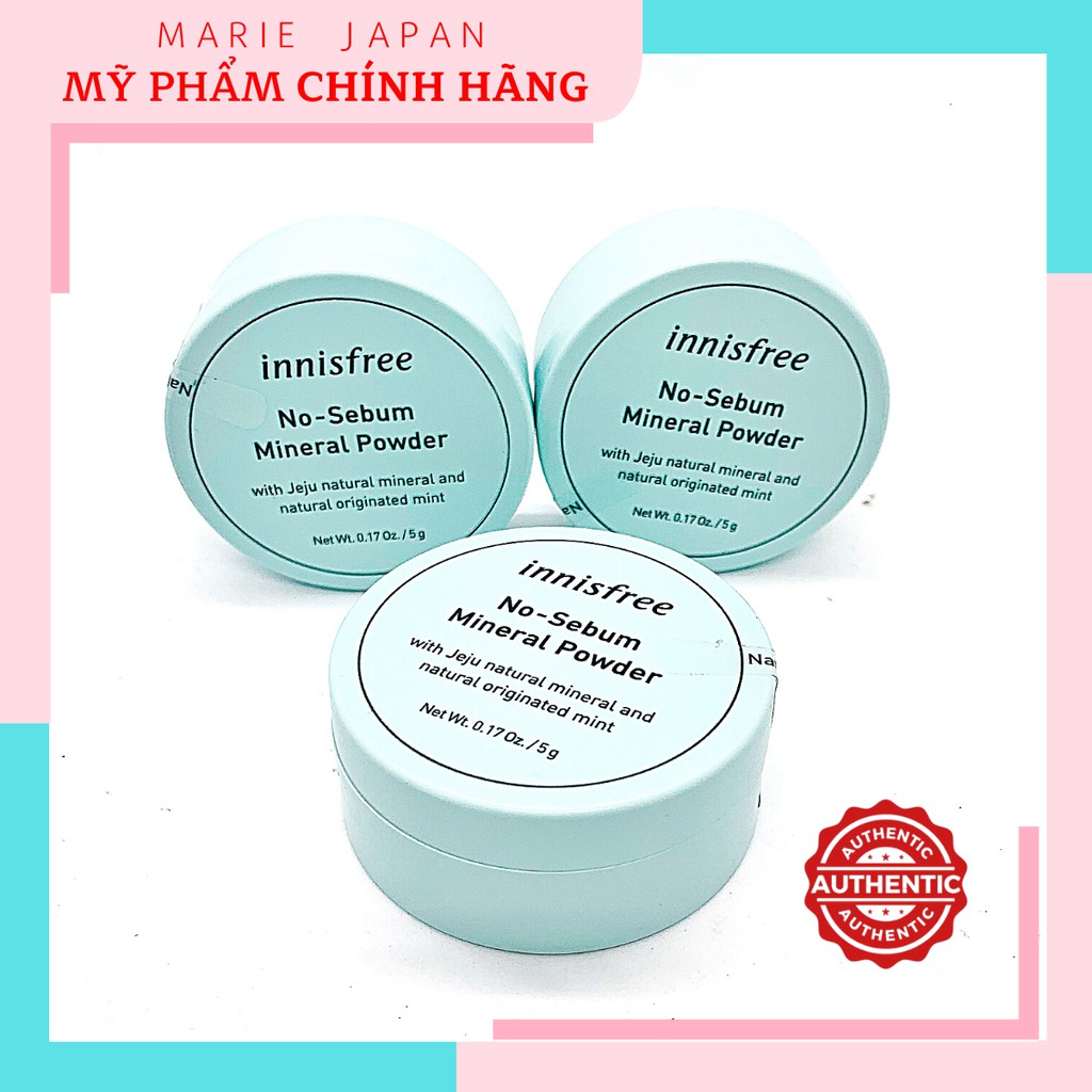 Phấn Phủ Kiềm Dầu Dạng Bột Khoáng Innisfree No Sebum Mineral Powder 5g | BigBuy360 - bigbuy360.vn