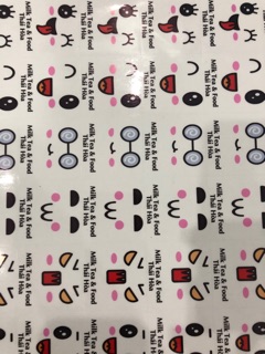 Tem dán chai sticker