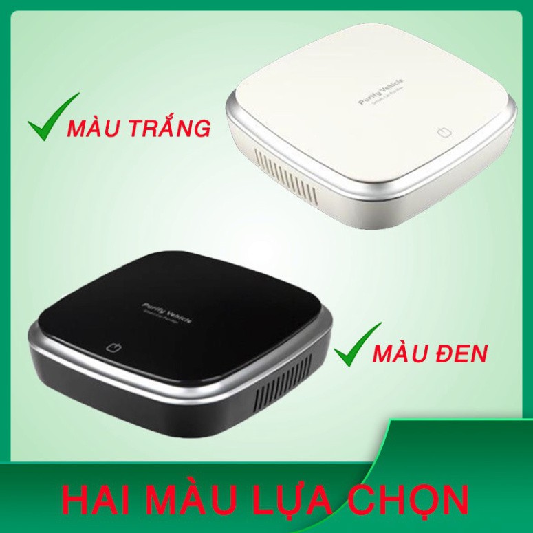 [GIÁ SỐC] Máy Lọc Không Khí, Máy Lọc Không Khí Ô Tô - Chống Say Xe, Lọc Bỏ khói Và Bụi Mịn PM2.5, Tạo Ion Khử Mùi Hôi MU