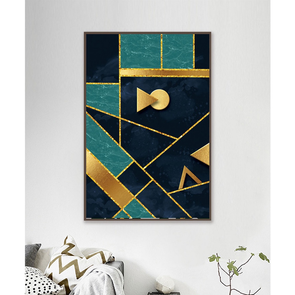 In hình ép gỗ Laminate TRANH TRỪU TƯỢNG - Mẫu 77 (1 HCN 40x60, 50x75, 60x90). In ảnh theo yêu cầu