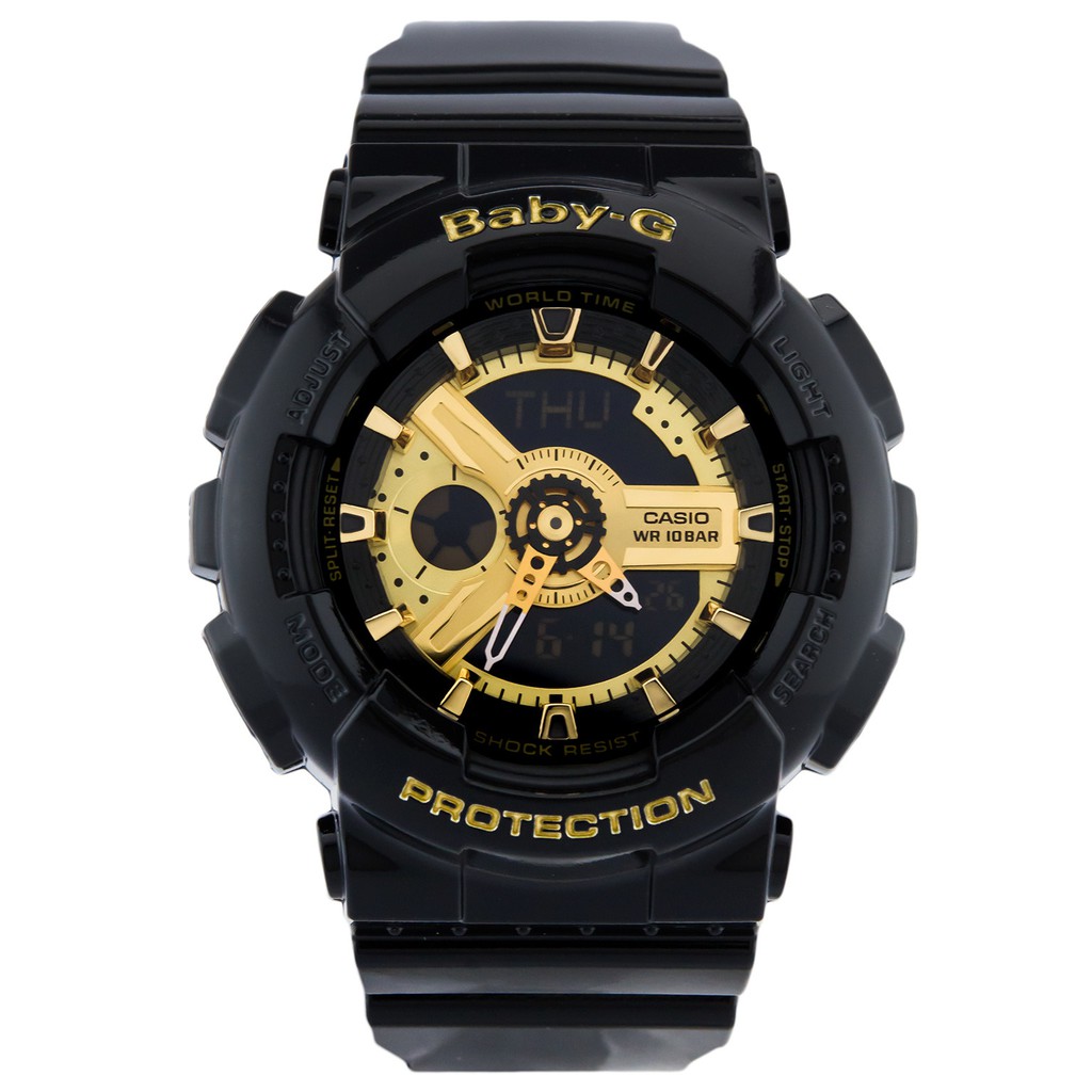 Đồng hồ nữ dây nhựa Casio Baby-G chính hãng Anh Khuê BA-110-1ADR