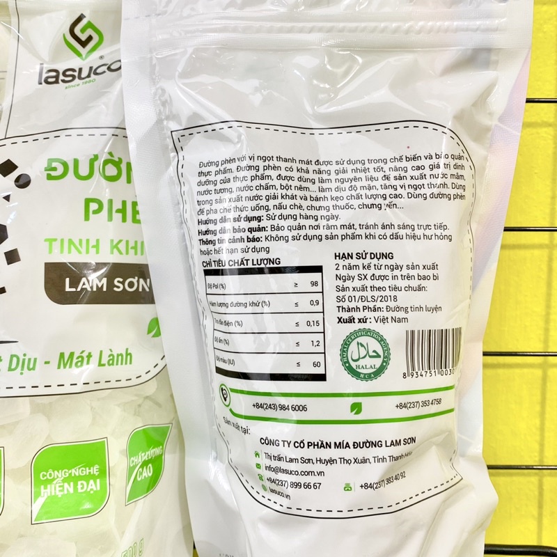 Đường phèn tinh khiết Lam Sơn Lasuco