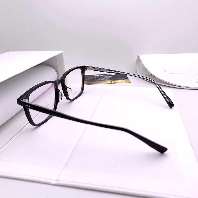 Gọng kính mắt vuông cao cấp nhựa Acetate bản chuẩn