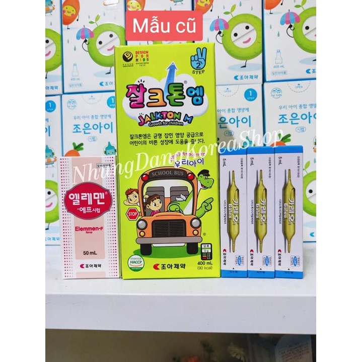 SET SIRO #JALKTON CUNG CẤP VITAMIN VÀ KHOÁNG CHẤT CHO BÉ