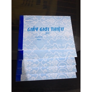 Cuốn giấy giới thiệu 1 liên 50 tờ (giấy For 70)