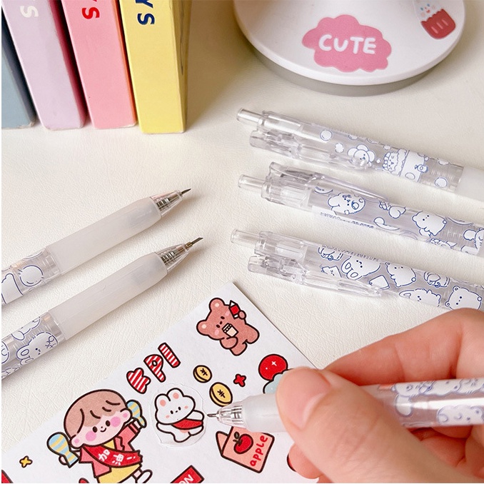 Bút Dao Rọc Giấy Washi Tape Sticker Unboxing Dễ Thương YOS