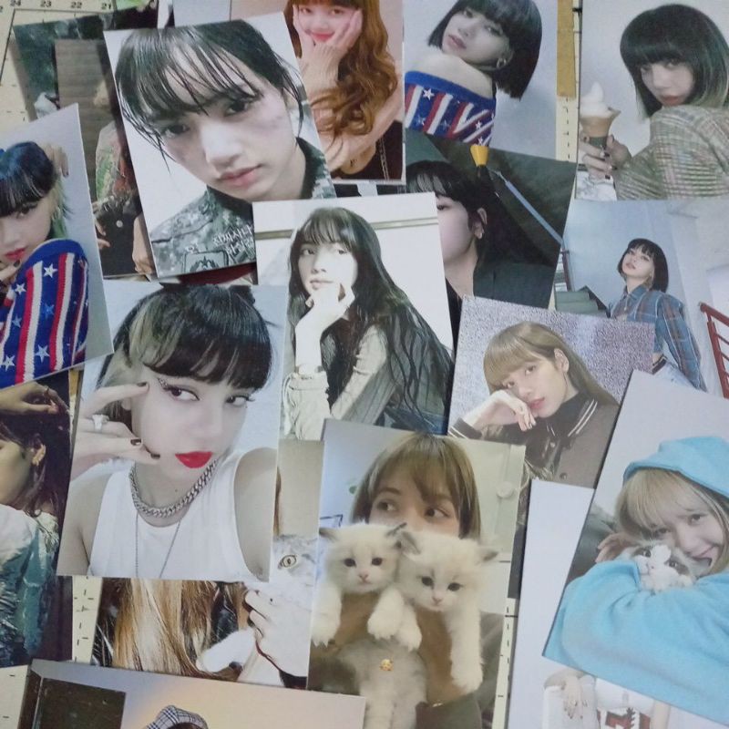 Lomo card 99 ảnh thành viên BLACKPINK Lisa - Instagram selca