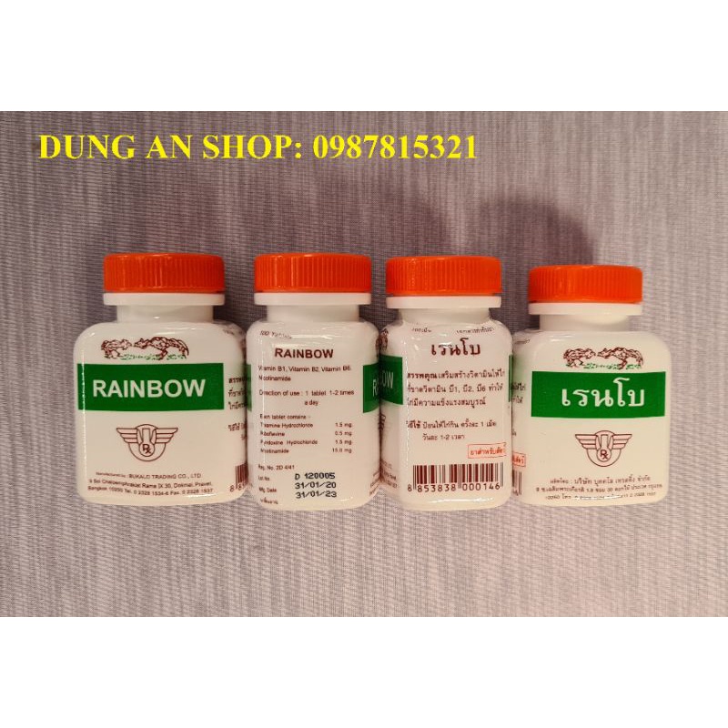 Viên tăng cơ bắp, nở khung xương, giúp cơ bắp săn chắc. Viên nuôi gà đá RAINBOW