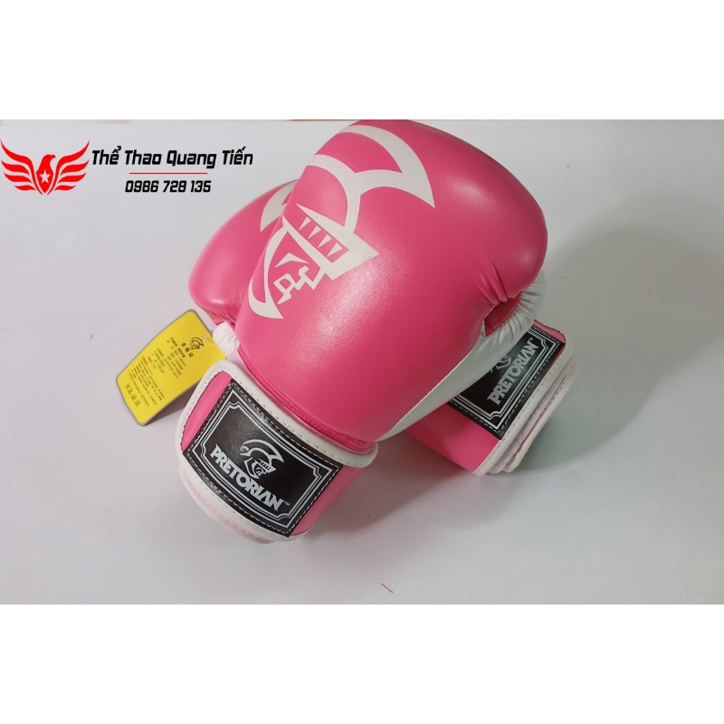 Găng tay boxing võ thuật Pretorian hồng chính hãng