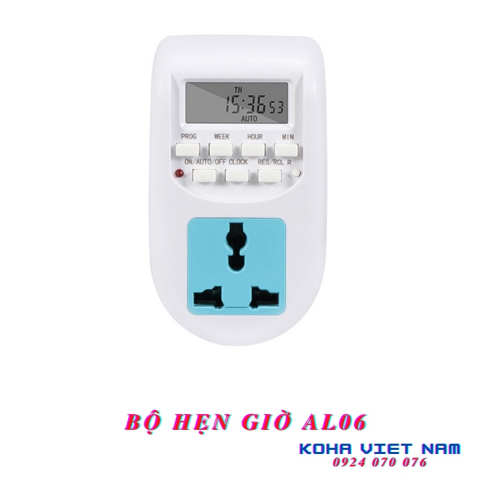 Ổ cắm hẹn giờ AL06 - Hẹn giờ điện tử chính xác cao