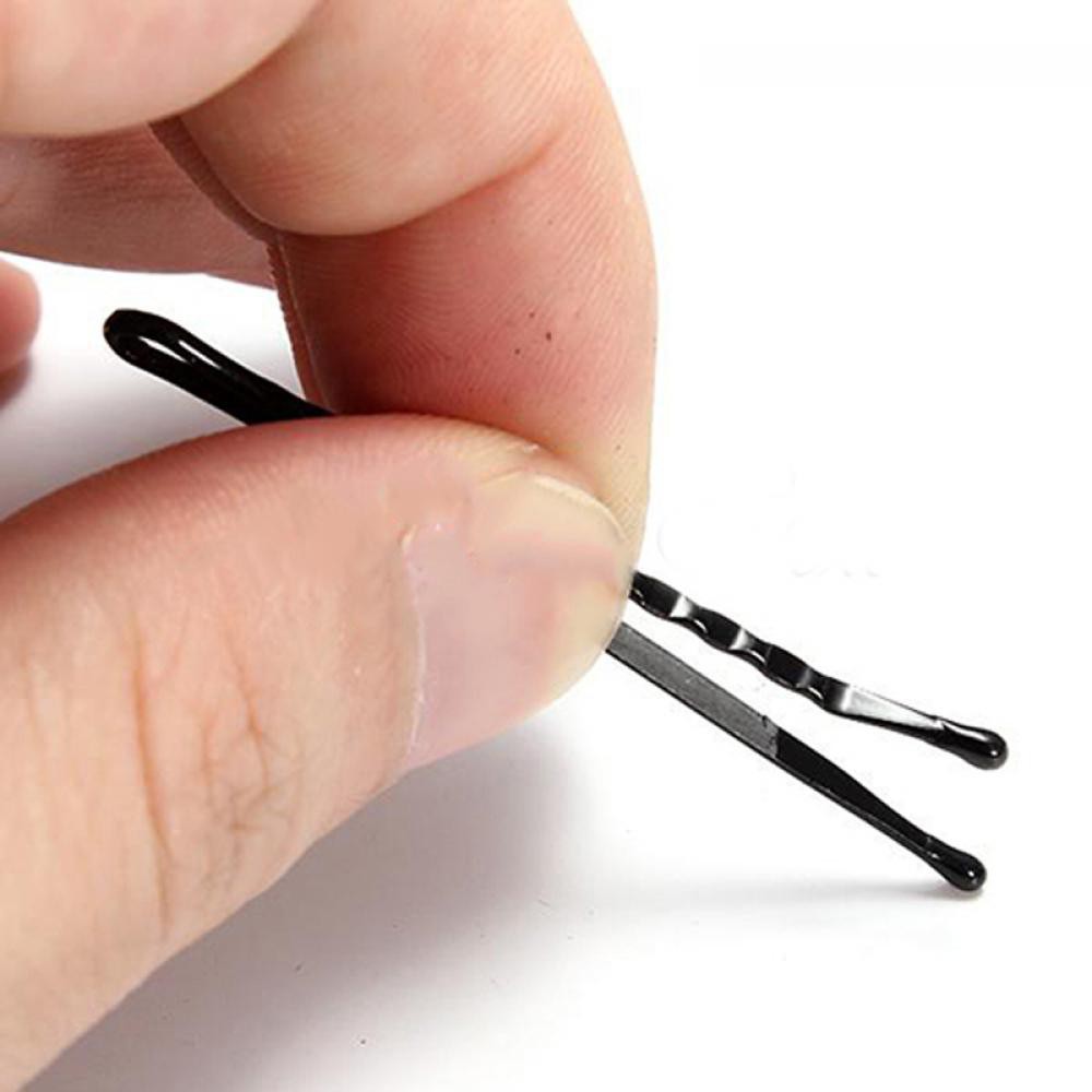 Bộ 60 Cái Kẹp Tóc Kim Loại Màu Đen Tiện Dụng