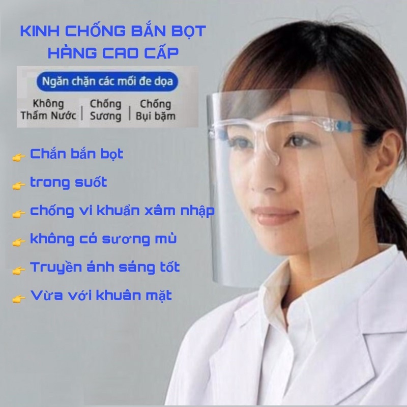 Kính chắn bắn bọt cao cấp - kính che giọt bắn