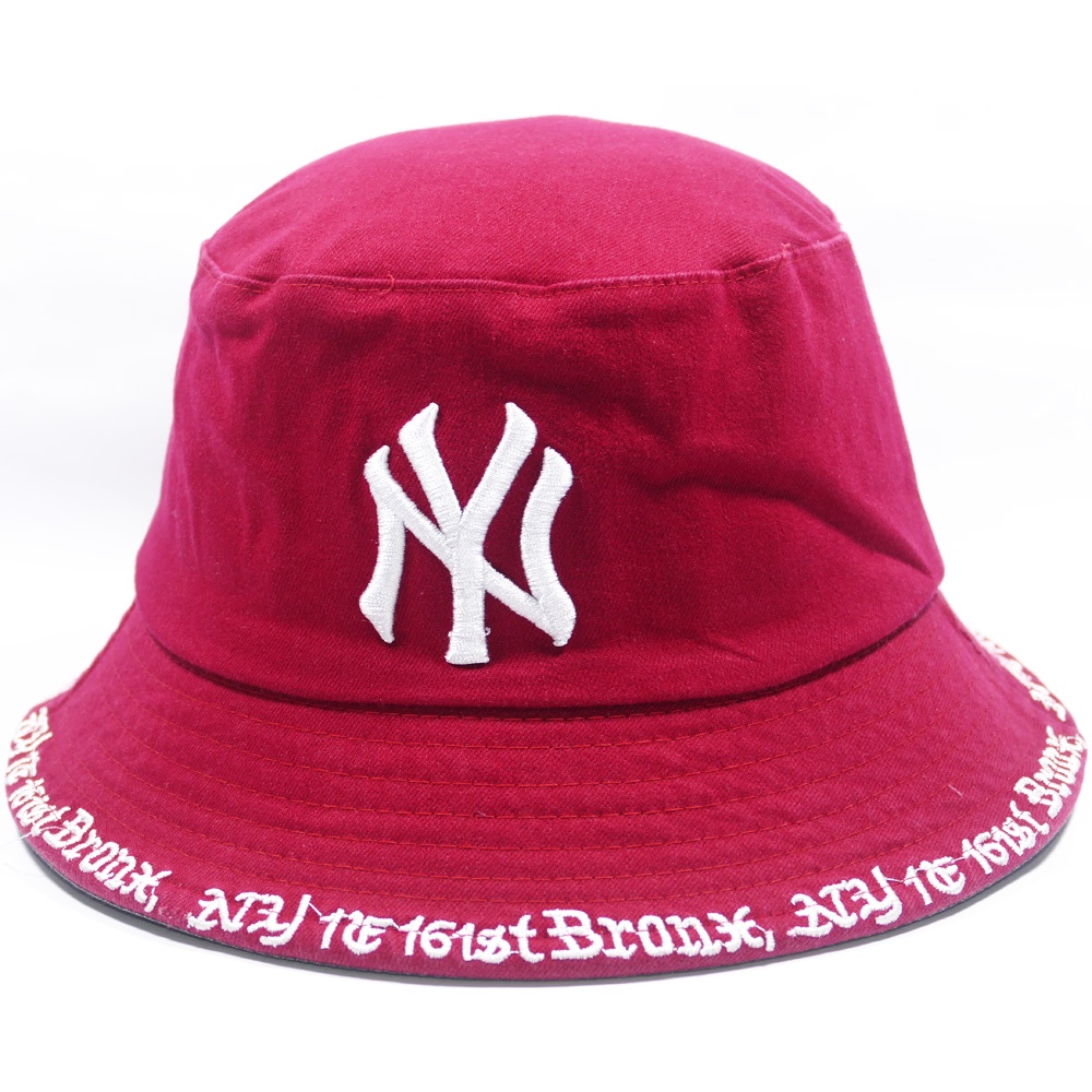 Nón bucket 2 mặt jean loang cá tính thêu chữ NY - Chất liệu vải Jeans oát mềm thích hợp cho nam và nữ