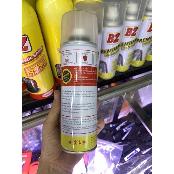 Dưỡng sên BZ ( 200ml) Cao cấp Premium Chain Lube