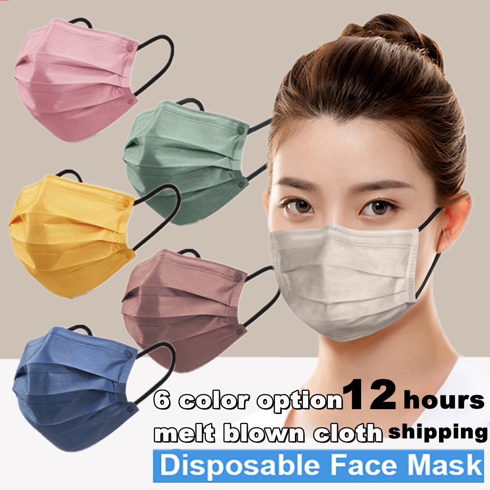 Set 10/20 khẩu trang 3 lớp chống bụi dùng một lần tiện dụng