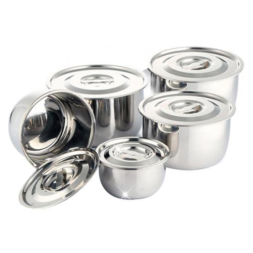 Bộ nồi inox My Home 5 món dùng được bếp từ, size 16, 18, 20, 22, 2400