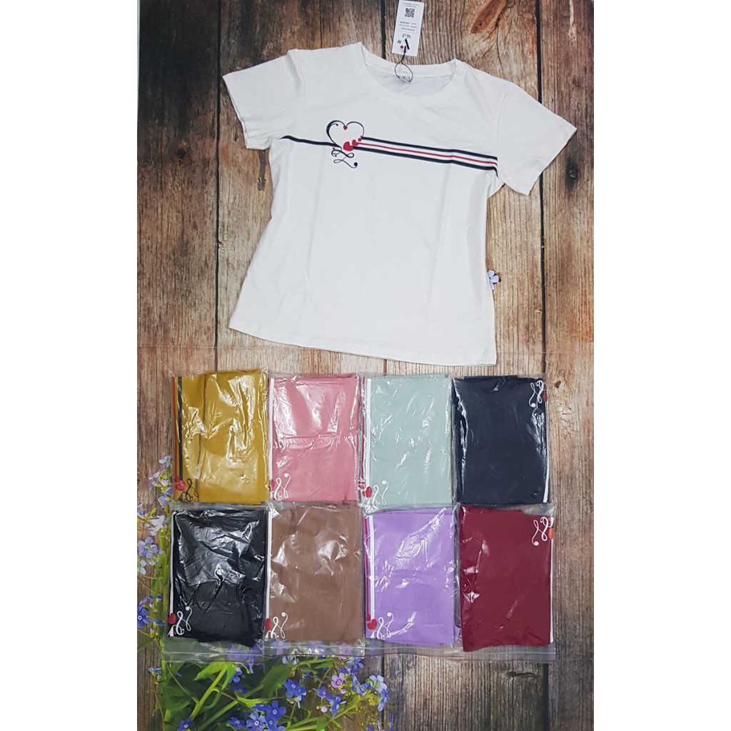 Áo Thun Ngắn Tay, Áo Phông Cộc Tay Vicci AP.01.6 chất liệu cotton vân gỗ phối hoạ tiết kẻ