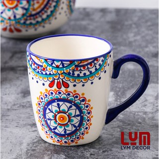 (SẴN) Cốc sứ vẽ tay nhiều họa tiết đẹp - Sứ cao cấp xuất châu Âu