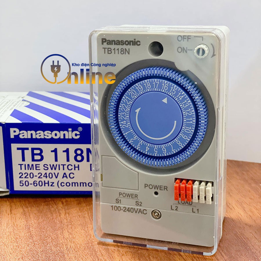 Công tắc cơ điện hẹn giờ tự động Panasonic TB118N