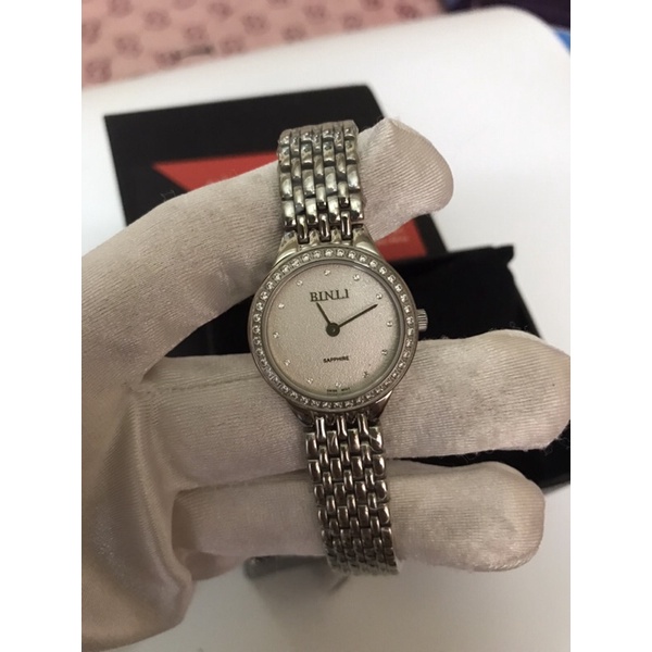 Đồng hồ nữ binli day kim loại bl8010t chính hãng