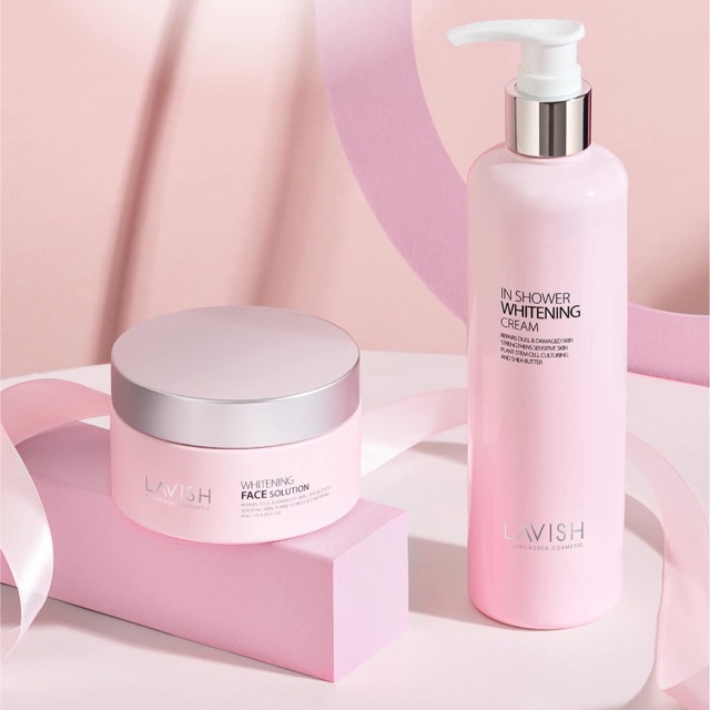 Combo Ủ Trắng Bật Tông Trắng Hồng Face & Body Lavish H Baby