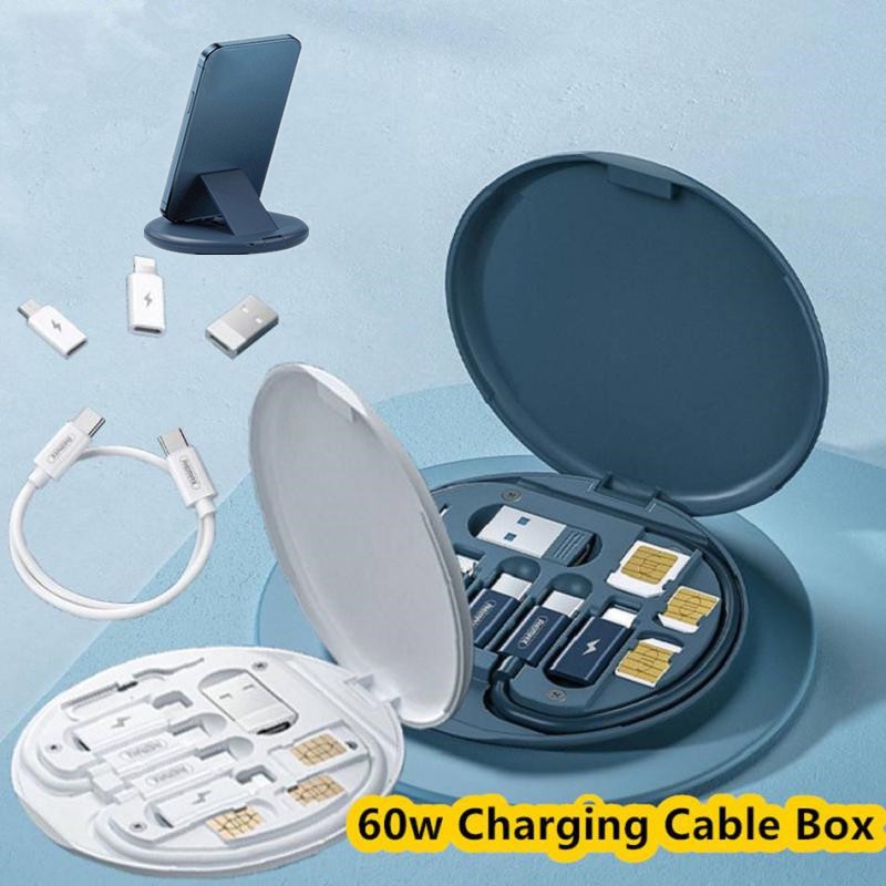 Dây Cáp Sạc Nhanh 5 Trong 1 60W USB / Micro / Type-C