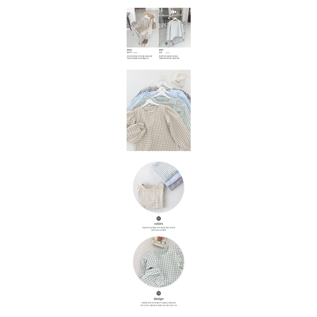 Áo sơ mi tay dài kẻ sọc ca rô thiết kế mới dành cho nữ