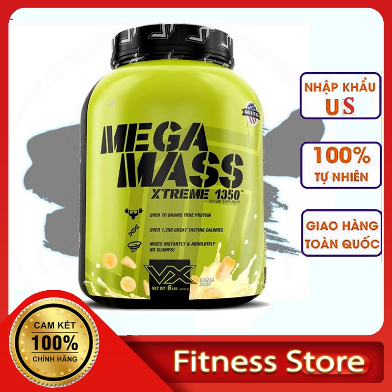 Sữa MEGA MASS PRO 2,7 KG (6LBS) - Sữa Bột Tăng Cân -Thực Phẩm Bổ Sung Protein, Khoáng Chất Và Vitamin, Tăng Cơ Nạc Nhanh