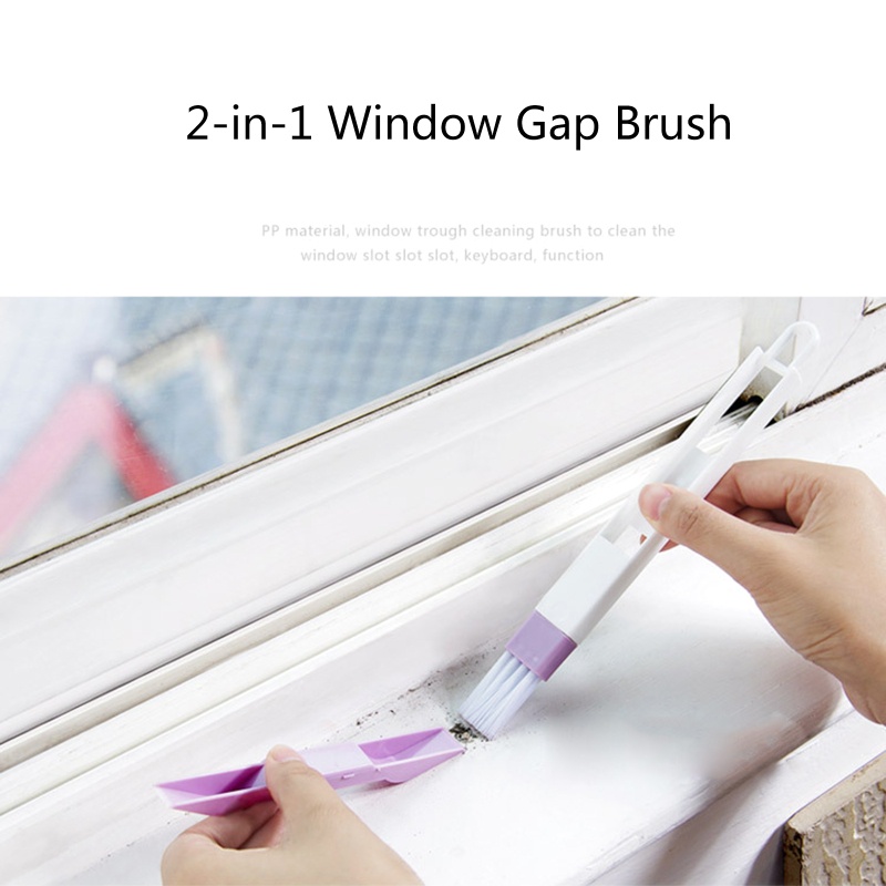 Chổi Quét Bụi Kiêm Đồ Hốt Rác 2 Trong 1 Tiện Dụng Cho Cửa Sổ