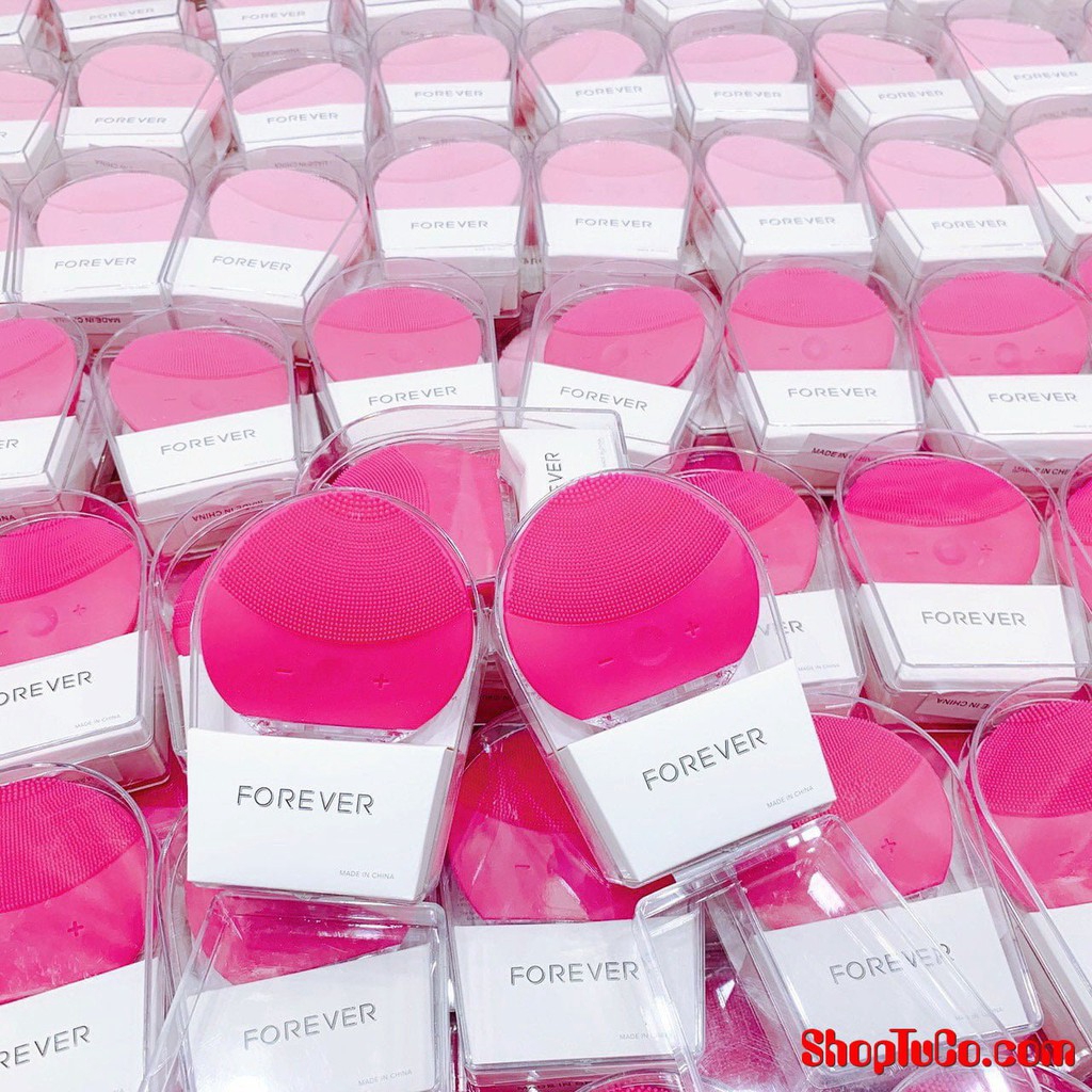 Máy Rửa Mặt Cầm Tay Forever Lina Mini - Bề Mặt Silicol Rửa Sach Massagate Da Mặt Hiệu Quả