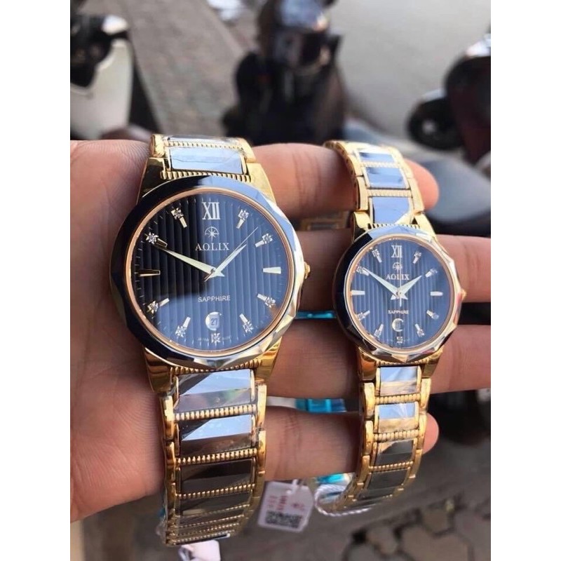 Đồng hồ aolix 6825 nam mặt kính saphire chống nước chống xước tuyệt đối
