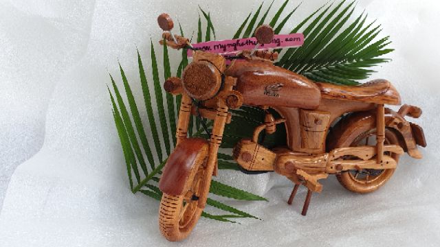 Xe Mô Tô Honda 67 mô hình gỗ