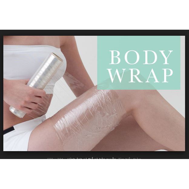 Màng pe 20cm  800gam quấn bụng giảm cân giá rẻ, quấn chống bụi ướt.