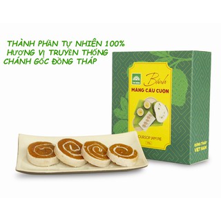 Bánh mãng cầu cuộn TƯ BÔNG hộp 140g - quà tặng đặc sản ngon lành ít ngọt từ Đồng Tháp