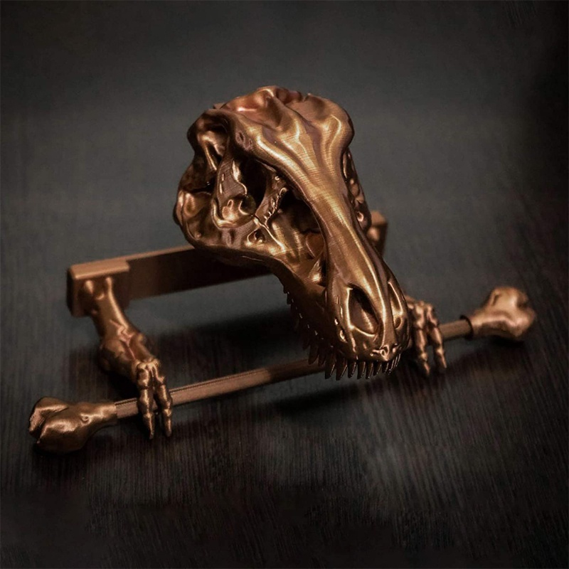 QQ Giá Đỡ Khăn Giấy Bằng Kim Loại Hình Khủng Long