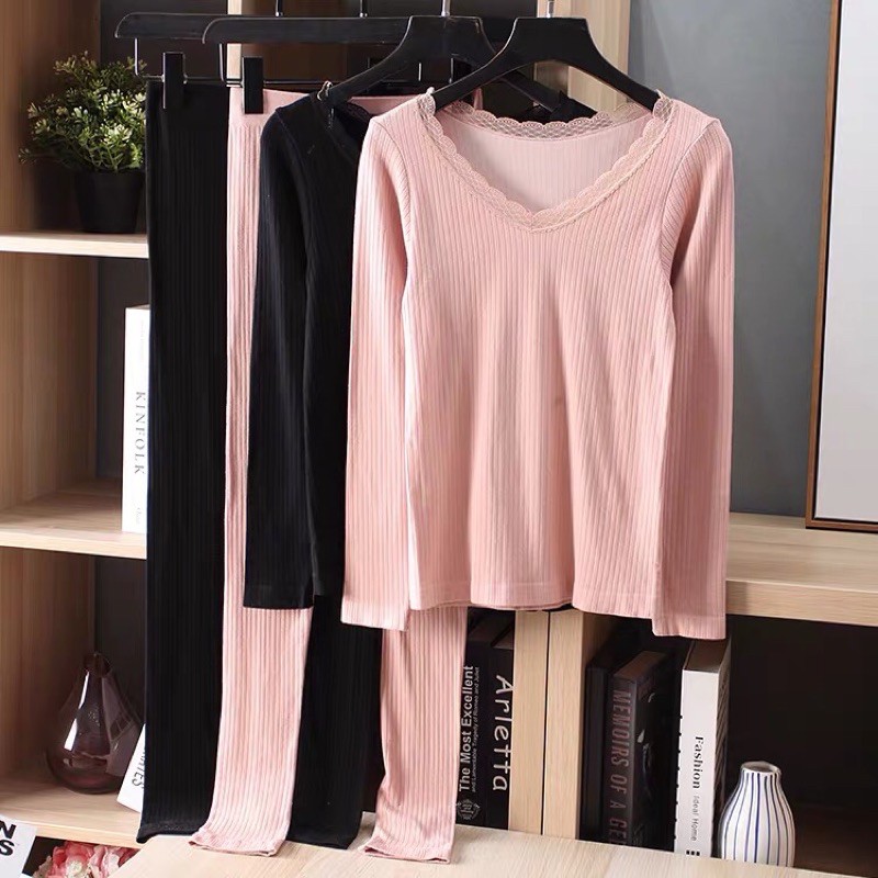 Bộ quần áo ngủ nữ xuất