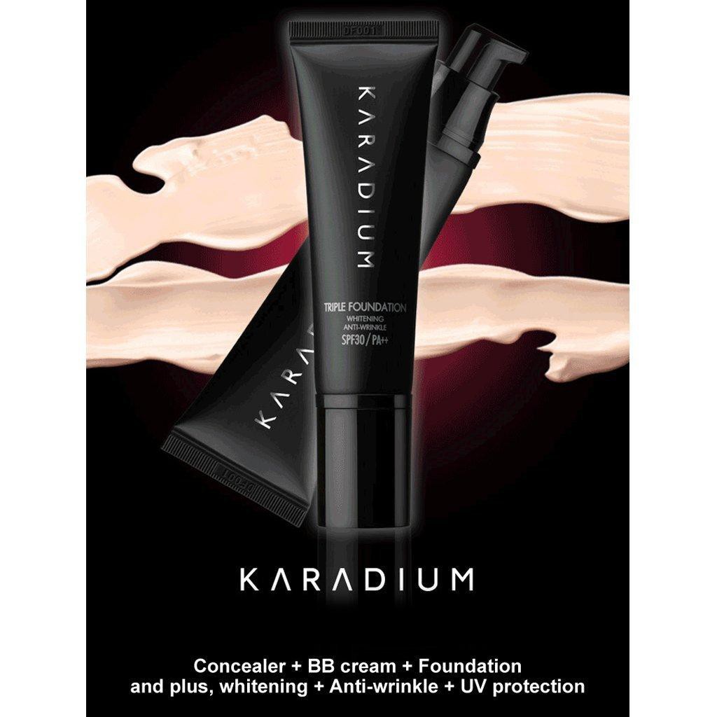KEM NỀN SIÊU MỊN Karadium Triple Foundation SPF30 PA++ DẠNG TUÝP | BigBuy360 - bigbuy360.vn
