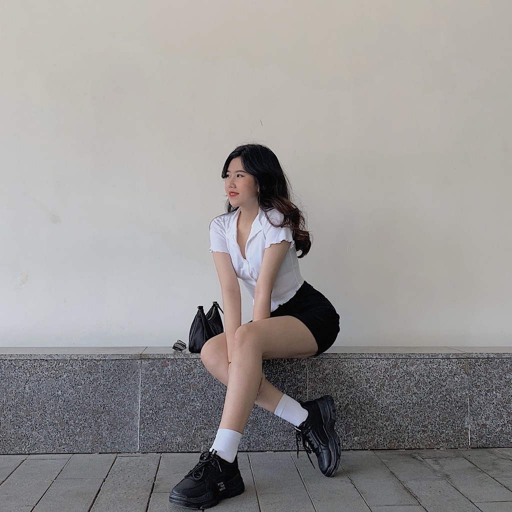 [Mã FAGREEN245 giảm 10% tối đa 30k đơn từ 99k] Giày Thể Thao Đế Đúc Cao 4 cm Da PU B888 | BigBuy360 - bigbuy360.vn