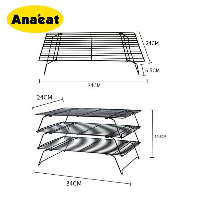 Giá ANAEAT Làm Nguội Bánh Nướng/Đồ Nướng Với Phần Chân Có Thể Gập Lại Chất Lượng Cao