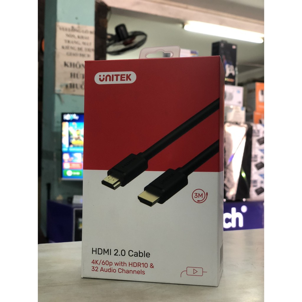 Cáp HDMI Unitek 3m YC 139M
